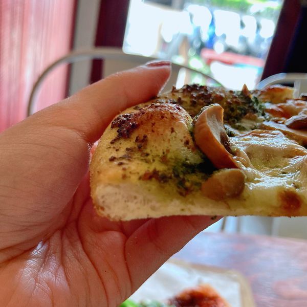 台北 大同區 中山站 承德路 Pizza La Bocca 義式手作披薩 超值午餐 吃到飽 青醬 鮮菇02.JPG