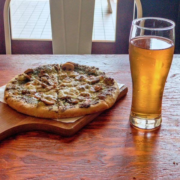 台北 大同區 中山站 承德路 Pizza La Bocca 義式手作披薩 超值午餐 吃到飽 青醬 鮮菇03.JPG