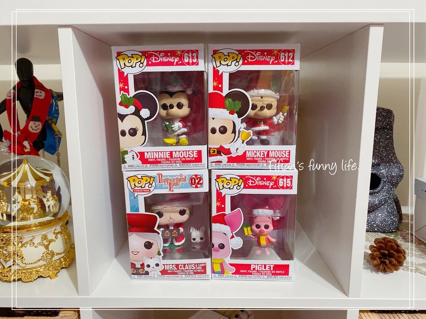 FUNKO POP 收藏公仔 迪士尼聖誕系列 米奇米妮