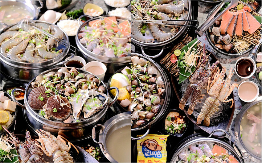 網評4.9超高分激推 海線高CP值蒸氣鍋8種海鮮+2厚切肉+雜炊吃超飽 _絕品鮮鍋梧棲店