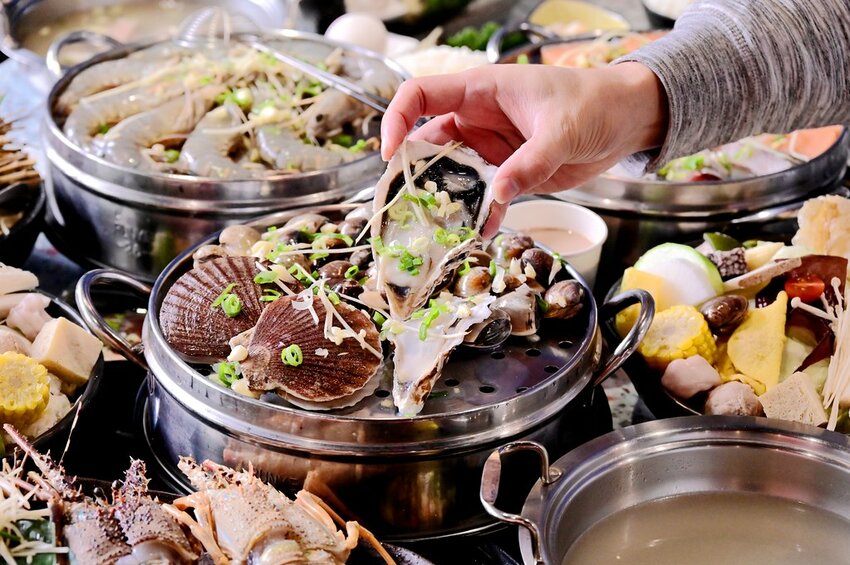 網評4.9超高分激推 海線高CP值蒸氣鍋8種海鮮+2厚切肉+雜炊吃超飽 _絕品鮮鍋梧棲店