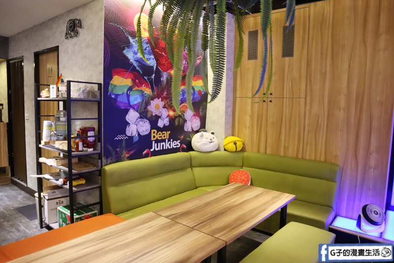 西門早午餐. Bear Junkies/熊飲.大盤子早午餐.美式漢堡.調酒.酒吧.西門美食