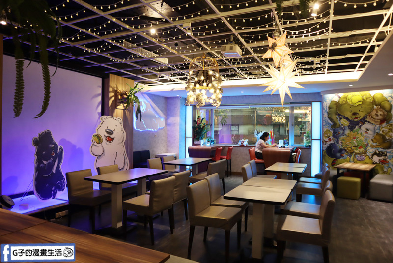 西門早午餐. Bear Junkies/熊飲.大盤子早午餐.美式漢堡.調酒.酒吧.西門美食