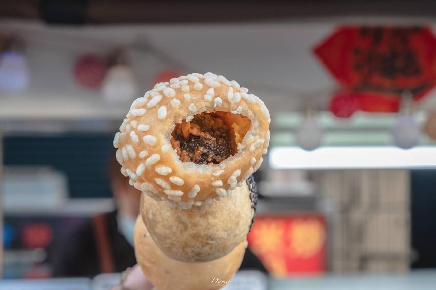 高雄三民｜張家地瓜球白糖粿-巨無霸蕃薯椪還有超搶手的彩色地瓜球