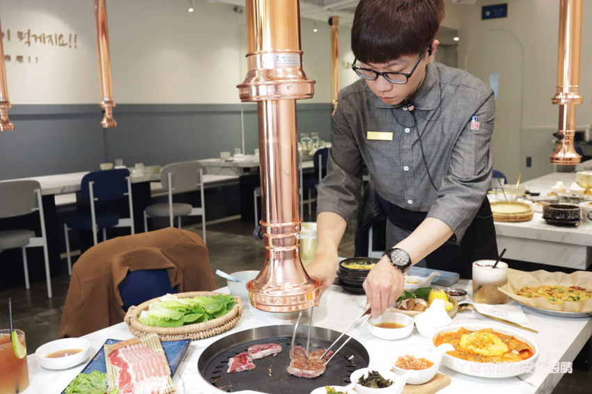 新竹韓式燒肉｜GOGI GOGI韓式燒肉竹北店！比咖啡廳還美的燒烤店！平日午餐399元吃到飽