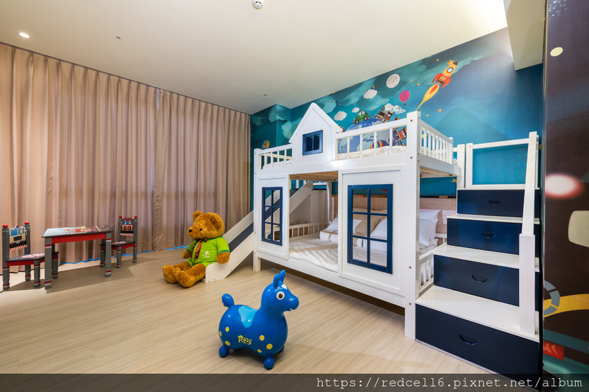 禾風新棧_客房-親子-藍4