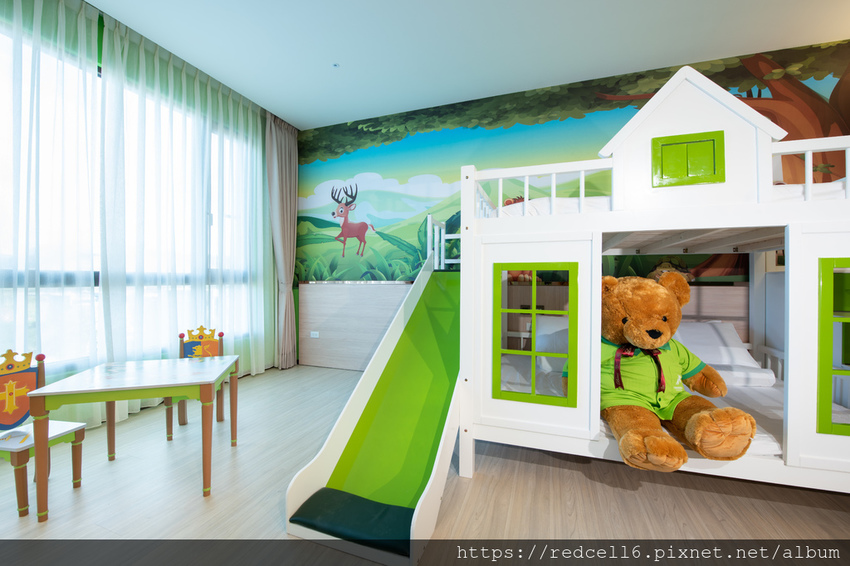 禾風新棧_客房-親子-綠2