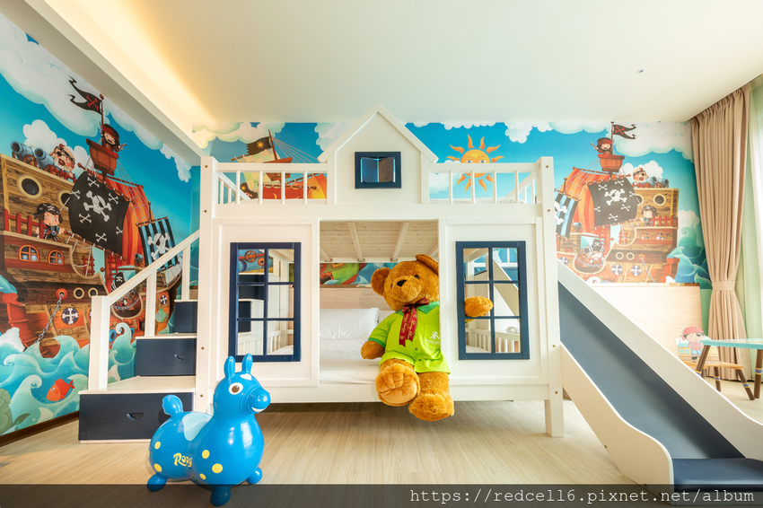 禾風新棧_客房-親子-藍2