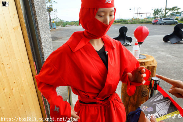 【宜蘭。礁溪】礁溪必玩第一站。宜蘭忍者村。日本戰國時代的特種部隊。體驗忍者「武器」與「技能」為主的場館