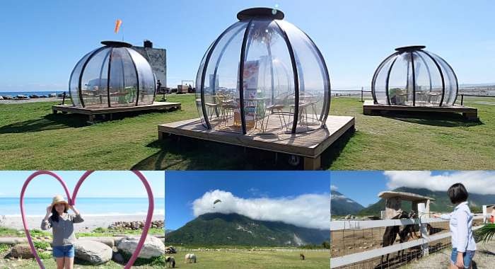 花蓮景點⎪崇德瑩農場。絕美海洋泡泡屋、超大草原放牧餵動物,環湖露營,超棒的免費景點! @捲捲頭 Wonderful 品味。生活