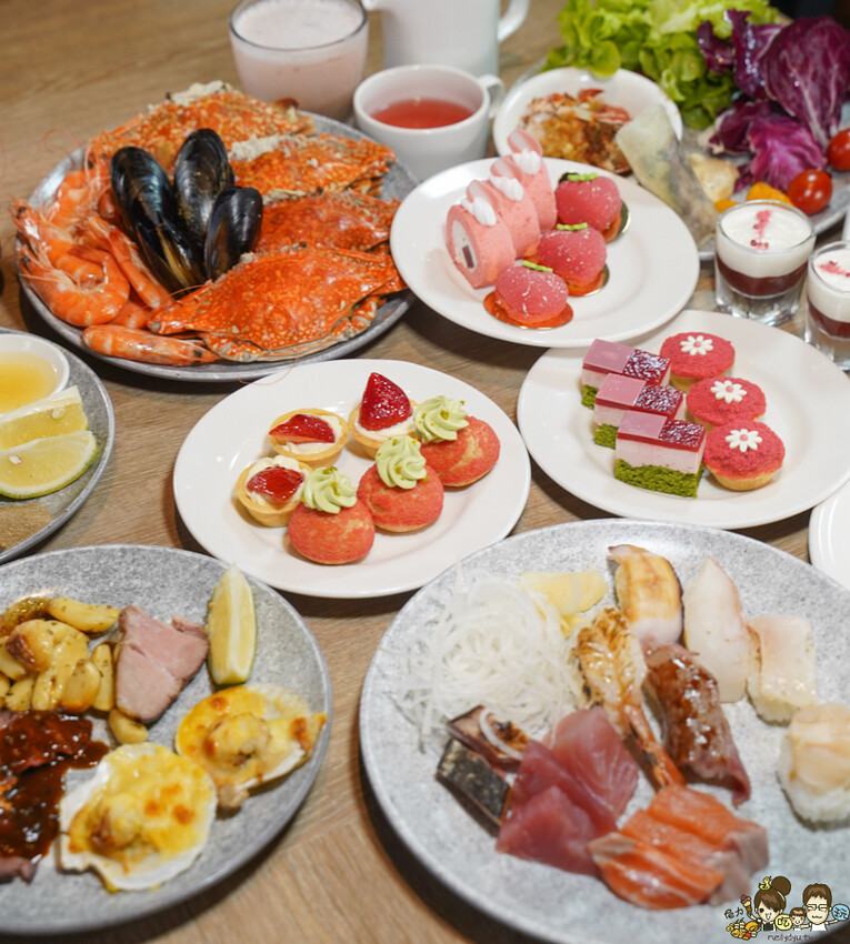 草莓季開跑、被自助餐耽擱的人氣甜點蛋糕，帕里巴黎自助餐Buffet x 高雄吃到飽 - 跟著尼力吃喝玩樂＆親子生活