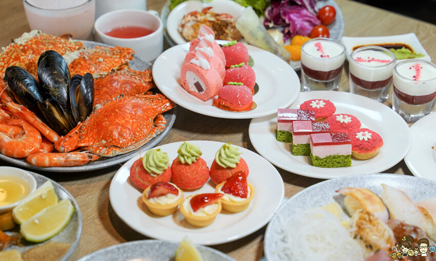 草莓季開跑、被自助餐耽擱的人氣甜點蛋糕，帕里巴黎自助餐Buffet x 高雄吃到飽 - 跟著尼力吃喝玩樂＆親子生活