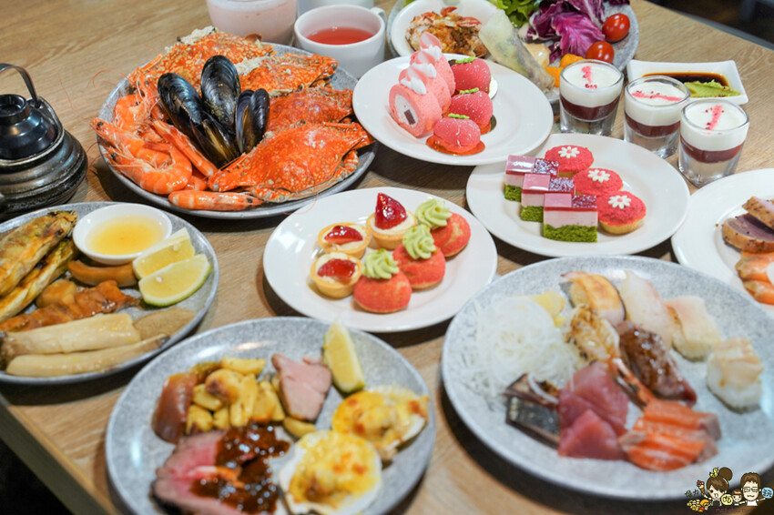 草莓季開跑、被自助餐耽擱的人氣甜點蛋糕，帕里巴黎自助餐Buffet x 高雄吃到飽 - 跟著尼力吃喝玩樂＆親子生活
