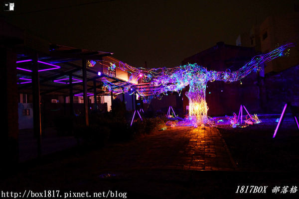 【台南。鹽水】月之美術館。2019 秋季展 - 月光之城。夜拍分享版。必拍一銀巷 (成長是一棵流光樹)