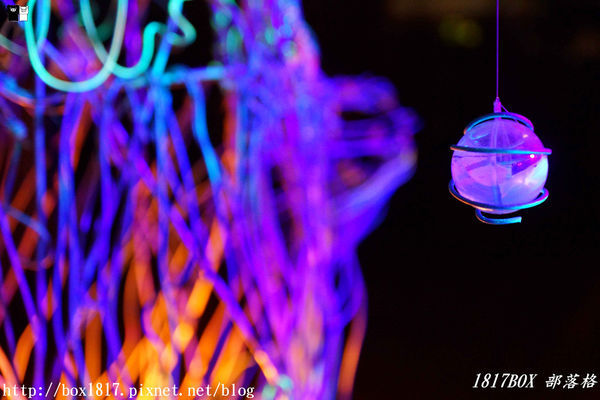 【台南。鹽水】月之美術館。2019 秋季展 - 月光之城。夜拍分享版。必拍一銀巷 (成長是一棵流光樹)