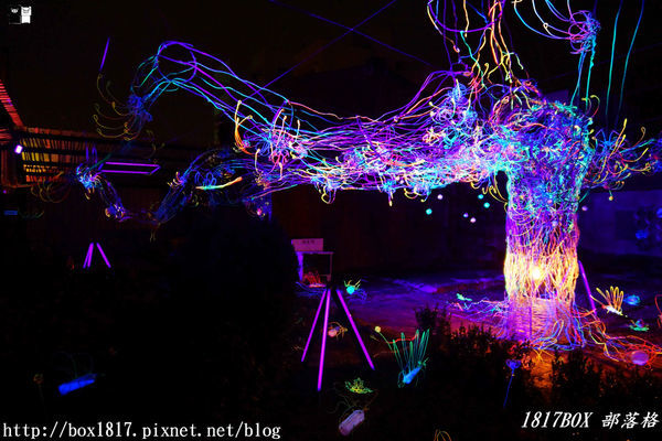 【台南。鹽水】月之美術館。2019 秋季展 - 月光之城。夜拍分享版。必拍一銀巷 (成長是一棵流光樹)