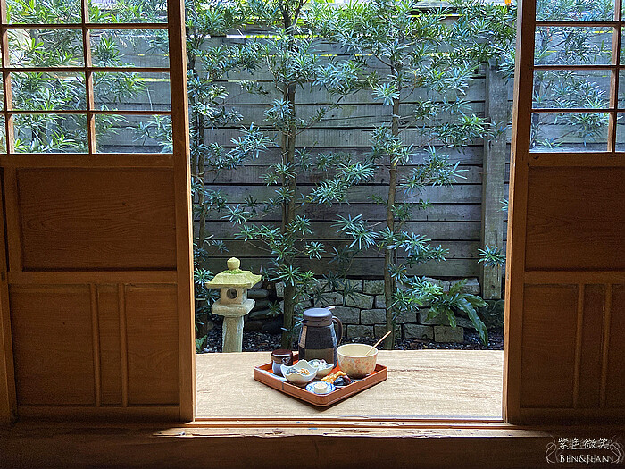 宜蘭必去日式茶館！日式老宅「雲仙茶館」濃抹茶茶點，枯山水美景秒飛日本。