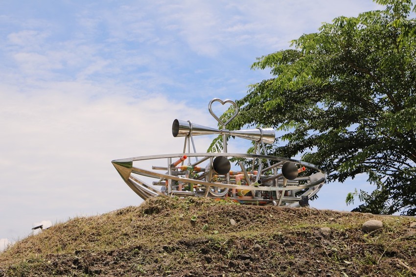 屏東林邊一日遊。光采濕地，環境教育、DIY披薩、植物染敲敲樂、鹹鴨蛋、林邊最美藍晒圖 x 林邊單車遊
