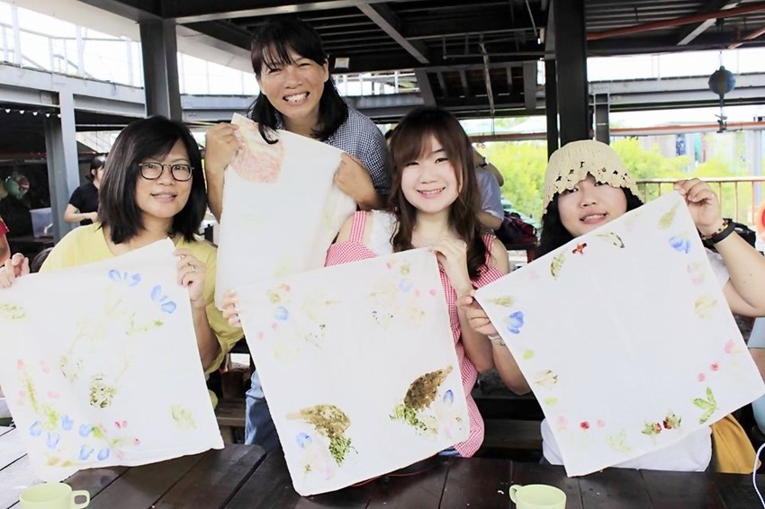 屏東林邊一日遊。光采濕地，環境教育、DIY披薩、植物染敲敲樂、鹹鴨蛋、林邊最美藍晒圖 x 林邊單車遊