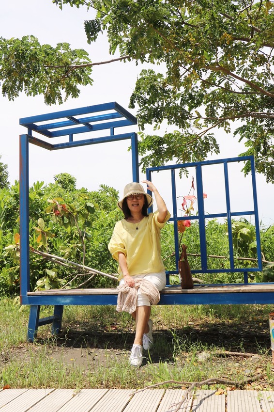 屏東林邊一日遊。光采濕地，環境教育、DIY披薩、植物染敲敲樂、鹹鴨蛋、林邊最美藍晒圖 x 林邊單車遊