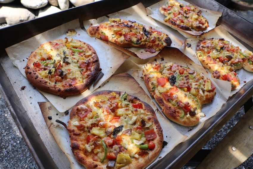 屏東林邊一日遊。光采濕地，環境教育、DIY披薩、植物染敲敲樂、鹹鴨蛋、林邊最美藍晒圖 x 林邊單車遊