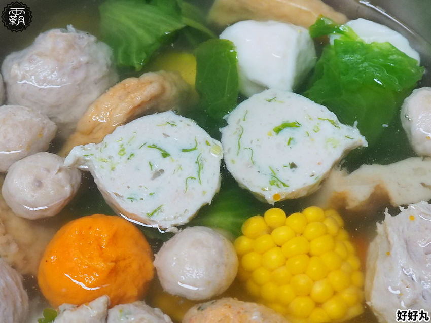 好吃的手工丸子底家！好好丸天然手工丸子，市場現做手工貢丸大顆彈性有肉汁～