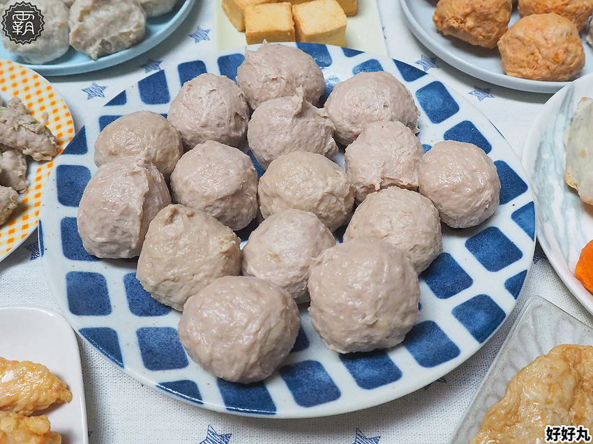 好吃的手工丸子底家！好好丸天然手工丸子，市場現做手工貢丸大顆彈性有肉汁～