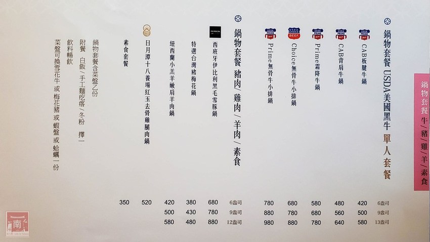 【台南美食】網美南洋風浮誇鍋物｜活體龍蝦鮑魚夠新鮮｜浮誇海鮮盤｜肉肉多多盤｜南紡購物中心附近美食｜活龍蝦｜和牛｜中秋連假~花花世界鍋物 - 南人幫