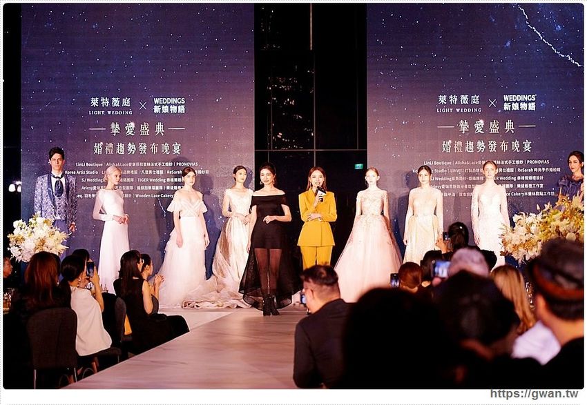 全台唯一全黑鏡面鋼琴烤漆宴會廳,還有夢幻池畔廣場!台中超有質感的婚宴會館在這裡~