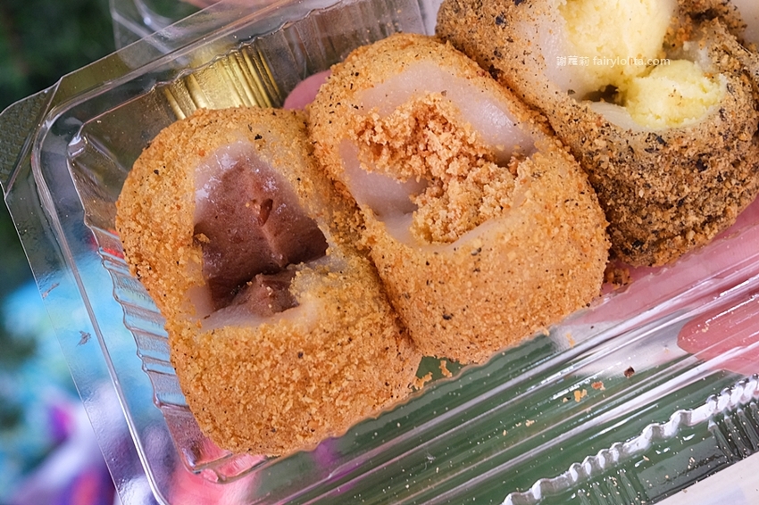 芳塢碼頭專業麻糬。台中伴手禮推薦 12年傳統古早味手工麻糬,一咬就爆餡! @蹦啾♥謝蘿莉 La vie heureuse
