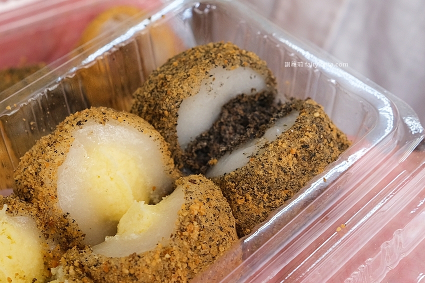 芳塢碼頭專業麻糬。台中伴手禮推薦 12年傳統古早味手工麻糬,一咬就爆餡! @蹦啾♥謝蘿莉 La vie heureuse