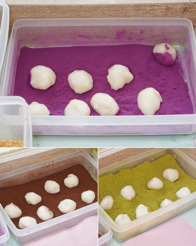 【芳塢碼頭專業麻糬】在地人推薦的麻糬口袋名單怎麼能錯過！傳統包餡麻糬顆顆飽滿且不黏牙，新上市的雲朵驢打滾療癒可愛又欠吃！台中伴手禮首選推薦！ - 阿華田的美食日記