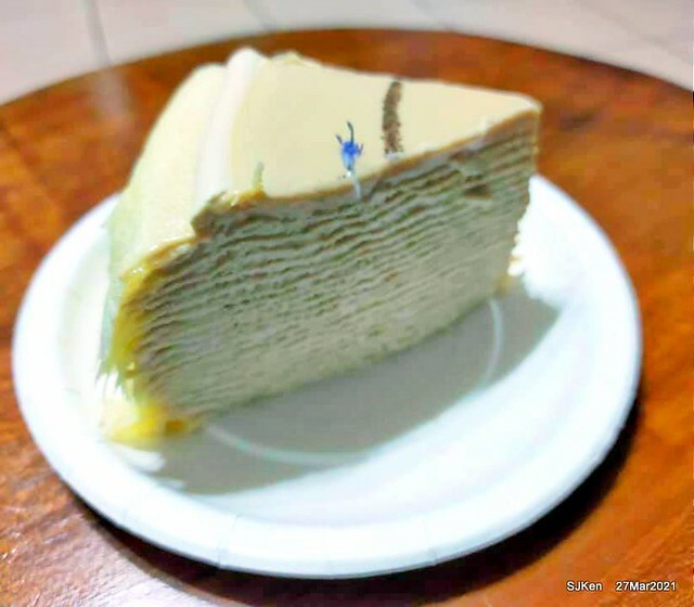 「9吋LADY M NEW YORK 伯爵紅茶千層蛋糕」(9 inches Birthday cake with Earl Gray Mille Crepes flavor from Lady M New York), Taipei, Taiwan, Mar, 27, 2021