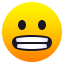 grimacing face