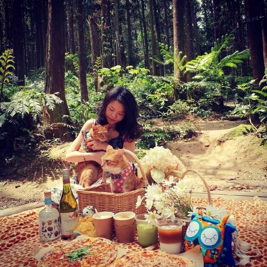 【新竹.北埔】森窯have a picnic。森林系野餐行程阿貓阿狗都可以帶去。各類窯烤比薩+咖啡