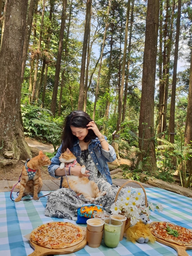 【新竹.北埔】森窯have a picnic。森林系野餐行程阿貓阿狗都可以帶去。各類窯烤比薩+咖啡