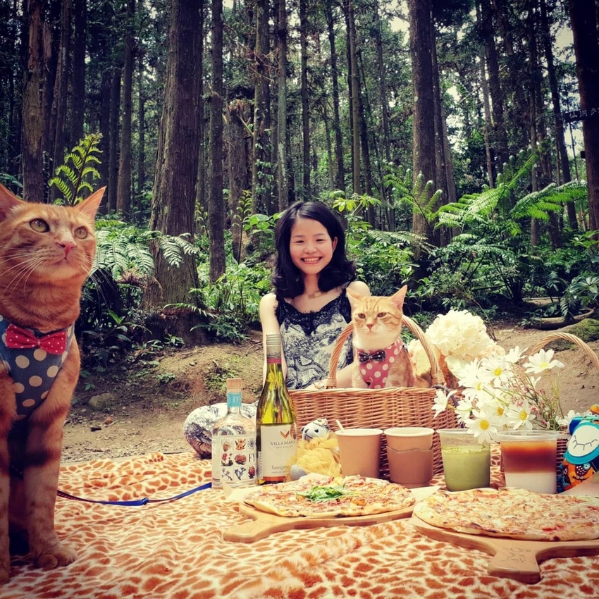 【新竹.北埔】森窯have a picnic。森林系野餐行程阿貓阿狗都可以帶去。各類窯烤比薩+咖啡