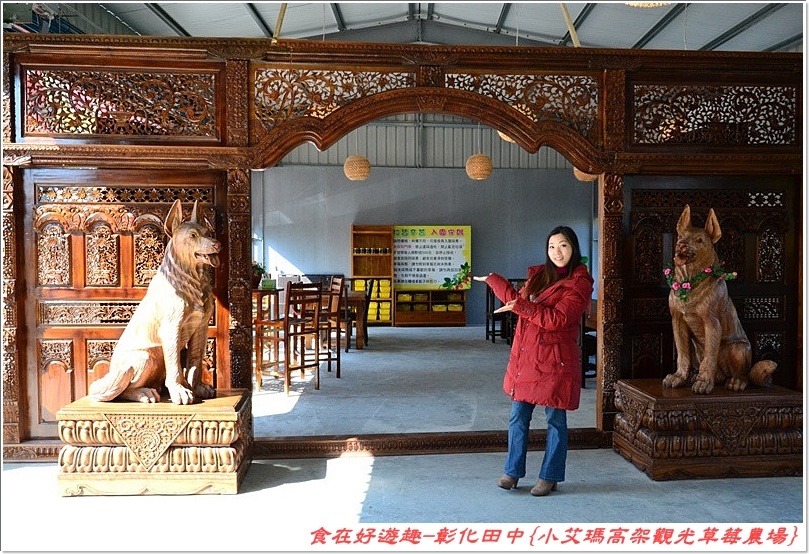 彰化田中的草莓農場推薦 | 小艾瑪高架觀光草莓農場，不但可以優雅的站著採草莓，更有峇里島風的裝潢佈置讓人盡情美拍！