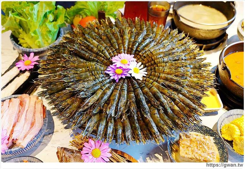 台中新開火鍋店，霸氣100隻蝦蝦端上桌，身份證有1、3、9再贈送花瓣松阪豬！