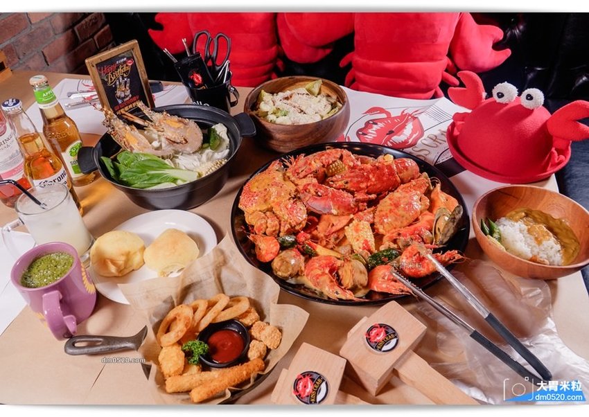 紅唇蟹美式手抓海鮮 紅唇蟹美式手抓海鮮