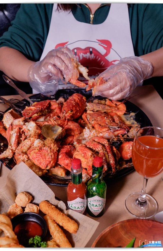 紅唇蟹美式手抓海鮮 紅唇蟹美式手抓海鮮