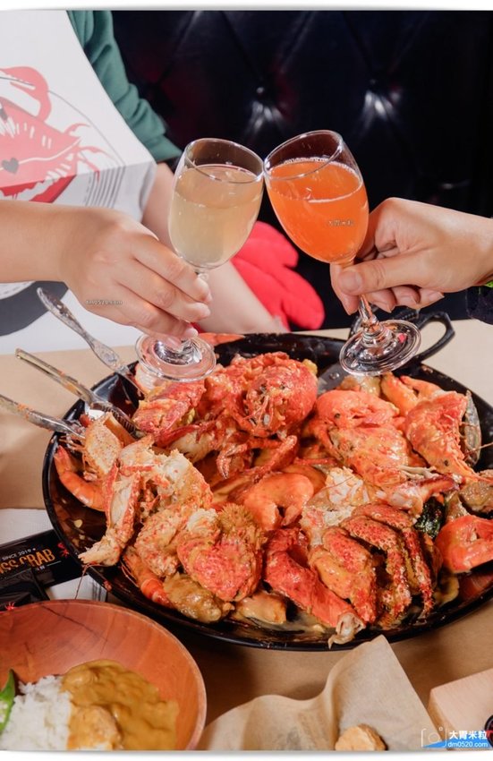 紅唇蟹美式手抓海鮮 紅唇蟹美式手抓海鮮