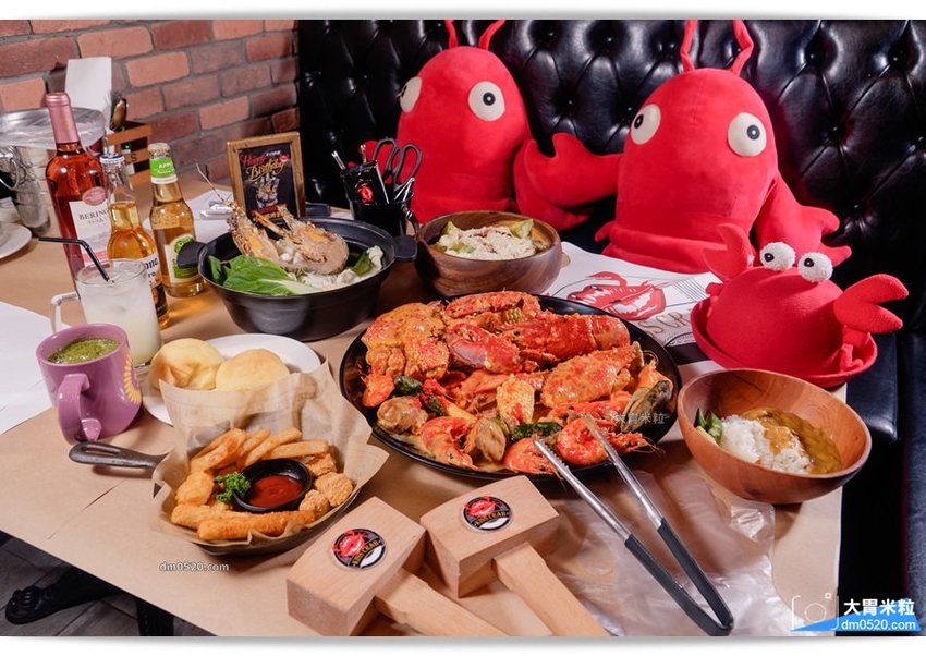 紅唇蟹美式手抓海鮮 紅唇蟹美式手抓海鮮