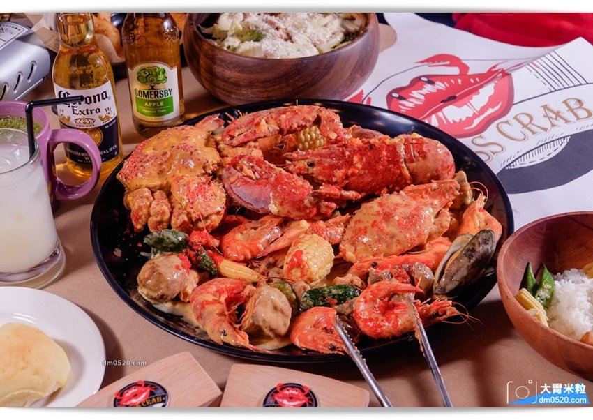 紅唇蟹美式手抓海鮮 紅唇蟹美式手抓海鮮