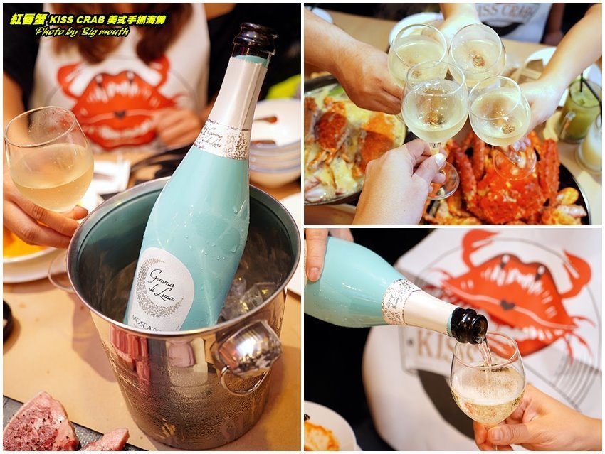 【桃園中壢】紅唇蟹KISS CRAB美式手抓海鮮．帝王蟹+炙燒牛排+海鮮鍋!