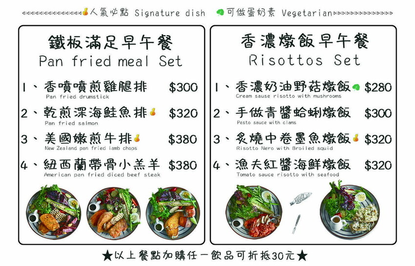 迷路&Elk｜結合早午餐的餐酒館，半夜也吃的到美味早午餐，價格平價，裝潢走網美風，台中求婚場地推薦～