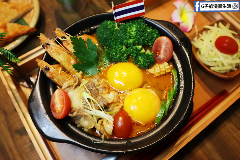 南京復興站-Coco Brother 椰兄-南京店.泰式料理.新菜色-冬蔭功酸辣海陸mama麵.泰式酸辣清蒸檸檬魚