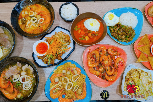 [食記] 新竹北區 - 楊家米干雲南美食(二訪) 純手工製作米干 檸檬香茅奶香四溢 泰式炒媽媽麵 泰式酸辣炒蝦 用料新鮮澎湃