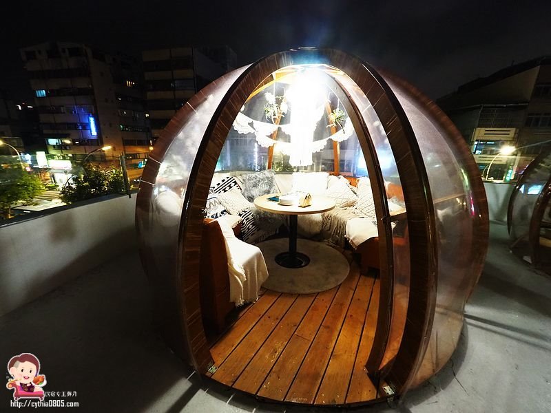 桃園中壢美食-blossom forest 食甸森蒔-中壢絕美玻璃球包廂，泡泡屋好浪漫 @民宿女王芽月-美食.旅遊.全台趴趴走