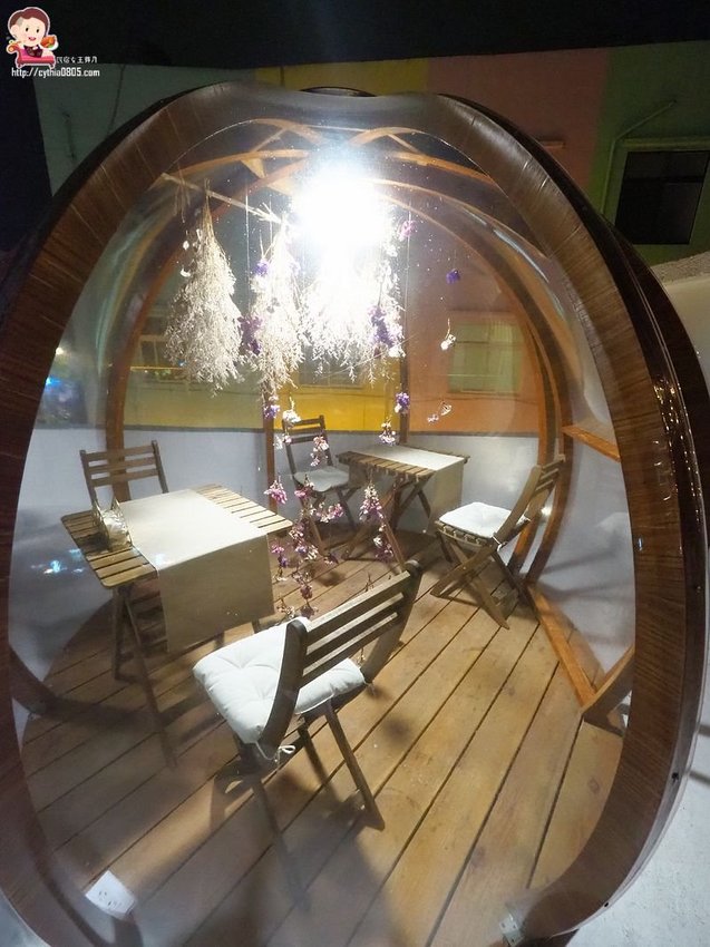 桃園中壢美食-blossom forest 食甸森蒔-中壢絕美玻璃球包廂，泡泡屋好浪漫 @民宿女王芽月-美食.旅遊.全台趴趴走